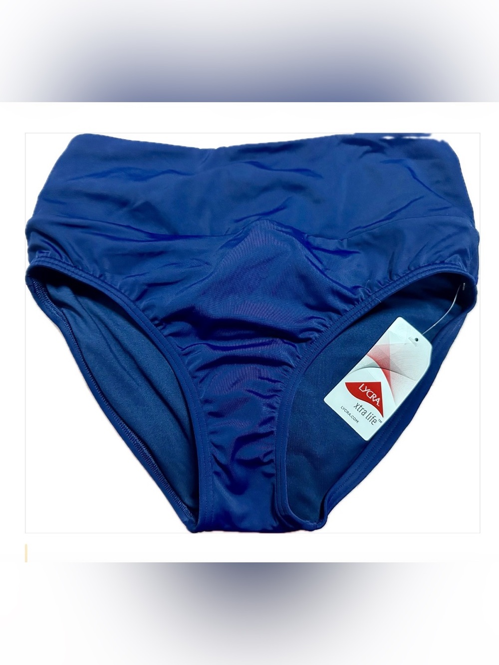 NWT Lands' End Royal Blue Lycra Swim Briefs